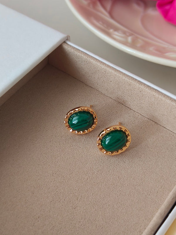 Emerald Elegance Earrings